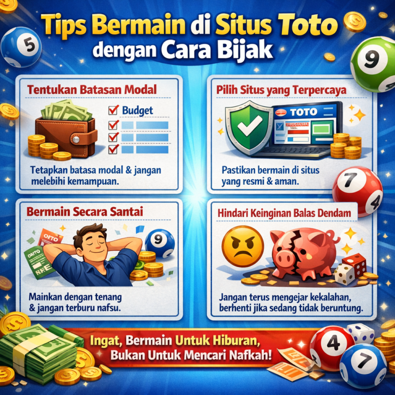 Temukan tips bermain di situs toto dengan cara bijak, lengkap dengan pembahasan ringan dan rekomendasi untuk pengalaman lebih baik.